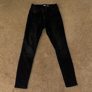 Old Navy Rockstar Super Skinny High Rise Classic Black Women's Jeans